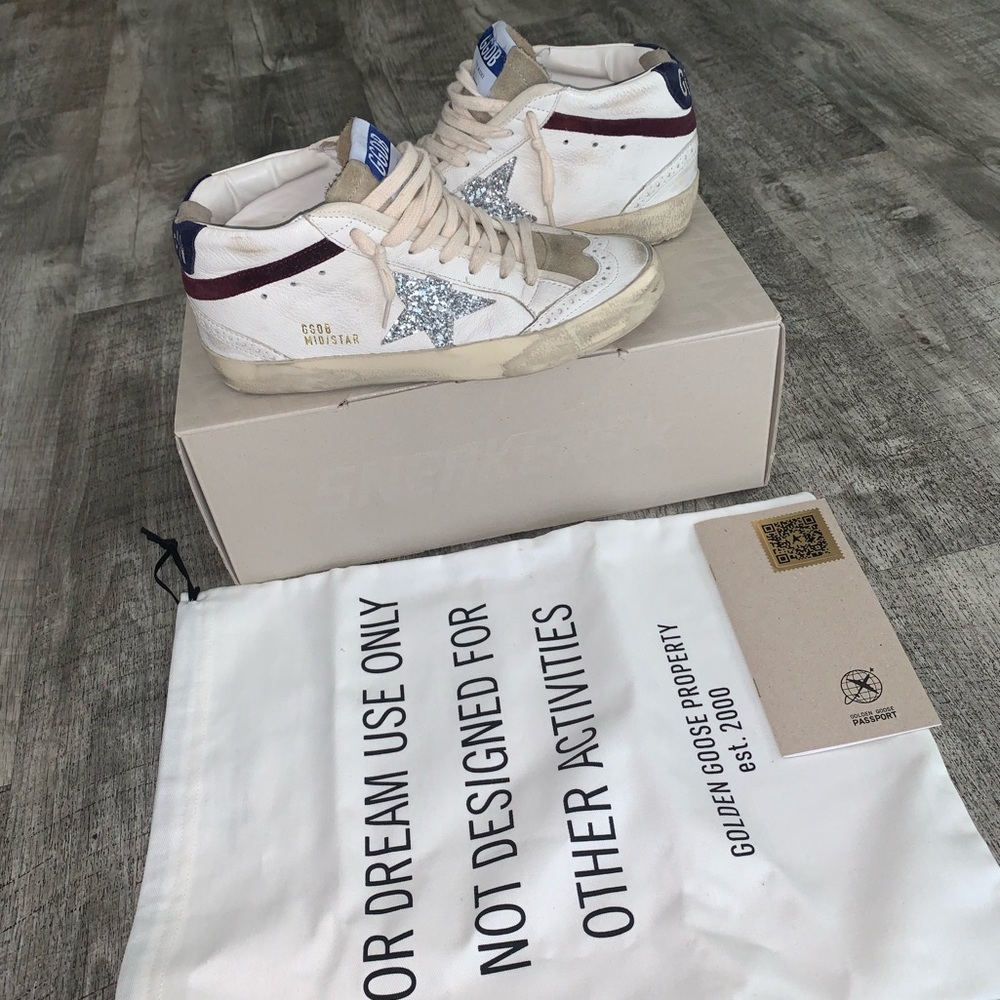 Golden Goose Deluxe Brand Mid Star Mid-Top Sneakers